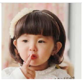 Kid's Light Brown Synthetic Lace Wigs