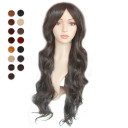 Extra Long Black Side Bang Curly Wigs