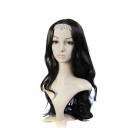 Body Wave Super Long Fiber Black Curly Wigs