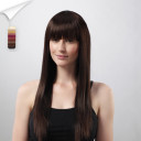 Smooth Hair Extension Soft Straight Wigs
