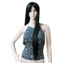 Extra Long Black Smooth Straight Wigs