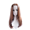 Coppery Smooth Heat Resistant Straight Wigs