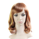 Mixed Kanekalon Fiber Shoulder Length Medium Wigs