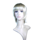 Blonde Straight Full Bang Medium Wigs