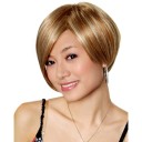Short Golden Brown Straight Bob Wigs