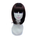 Shoulder Length Black Straight Bob Wigs