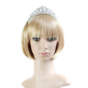 High Quality Fiber Light Blonde Straight Bob Wigs