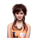 Mid Long Capless Top Grade Quality Synthetic Curly Wigs