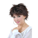 Without Layer Light Brown Feather & Flirty Straight Wigs