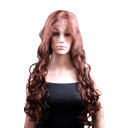 Super Long Body Wave Red Wine Human Hair Wigs