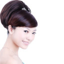 Dark Coffee Straight Ponytail Wrap Hair Extensions