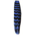 Blue & Black Straight Heat Resistant Hair Extensions