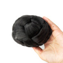 Black Curly Ponytail Wrap Hairpiece Synthetic Hair Extensions