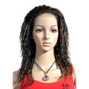 Synthetic Black & Brown Curly Lace Wigs