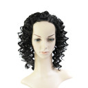 Without Bang Black Curly Lace Wigs