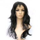 Middle Long Black Undetectable Party Wigs