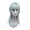Shoulder Length Bleach Straight Party Wigs