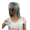Gray Shoulder Length Flip Out Party Wigs