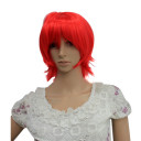 Little Curely Short Red Party Wigs