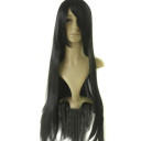 Extra Long Smooth Black Party Wigs