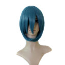 Midnight Blue Curl Up No Bang Party Wigs