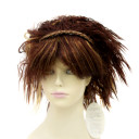 Flip Out Mixcolor Feather & Flirty Party Wigs