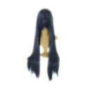 Extra Long Dark Blue Smooth Party Wigs