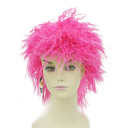 Capless Heat-resistant Pink Party Wigs