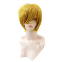 Short Straight Golden Party Wigs