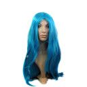 Midnight Blue Extra Long Capless Party Wigs