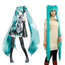 Extra Long Cyan Feather & Flirty Cosplay Wigs