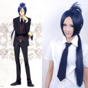 Dark Blue Smooth Feather & Flirty Cosplay Wigs