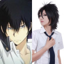 Black Flip Out Undetectable Cosplay Wigs