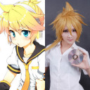 Yellow Flip Out Feather & Flirty Cosplay Wigs