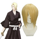 Light Gold Hair Extension Side Bang Cosplay Wigs