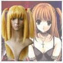 Yellow With Two Ponytails Straight Cosplay Wigs