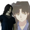 Heat Resistant Little Curly Black Cosplay Wigs