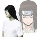 Black Smooth Straight Cosplay Wigs