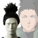 Black Three-dimensional Shape Synthetic Cosplay Wigs