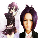 Purple Chin Length Side Bang Cosplay Wigs