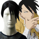 Feather & Flirty Black Hair Extension Cosplay Wigs
