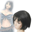 Black Straight Hair Extension Cosplay Wigs