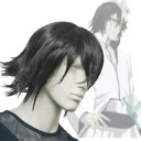 Black Little Curely Flip Out Cosplay Wigs