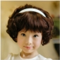 Brown With Pink Hair Wear Curly Lace Wigs